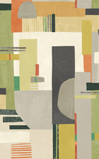 CEP50132W Blocs Sage & Amber Wallpaper by Ohpopsi
