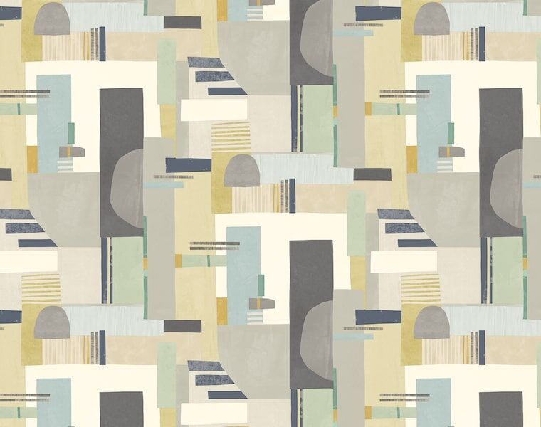 CEP50133W Blocs Platinum Wallpaper by Ohpopsi