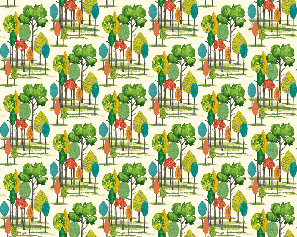 CEP50137W Tall Trees Grass Wallpaper by Ohpopsi