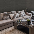 CH01302 Architect Flock Chelsea Mocha Wallpaper By Sketch Twenty 3