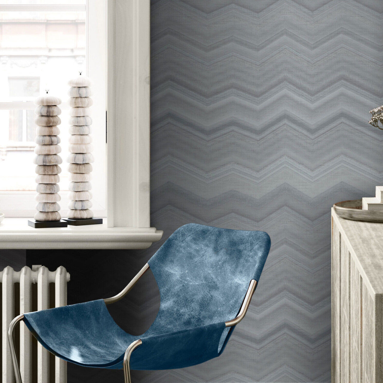 CH01311 Fleuve Chelsea Wedgewood Blue Wallpaper By Sketch Twenty 3