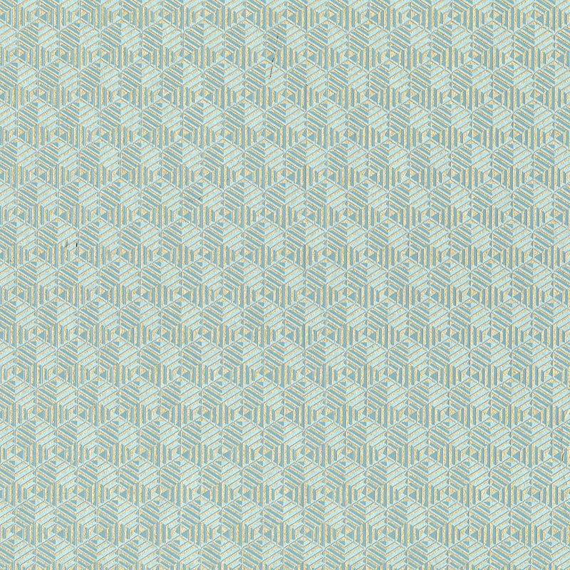 CH01322 Louvre Chelsea Teal Gold Wallpaper By Sketch Twenty 3