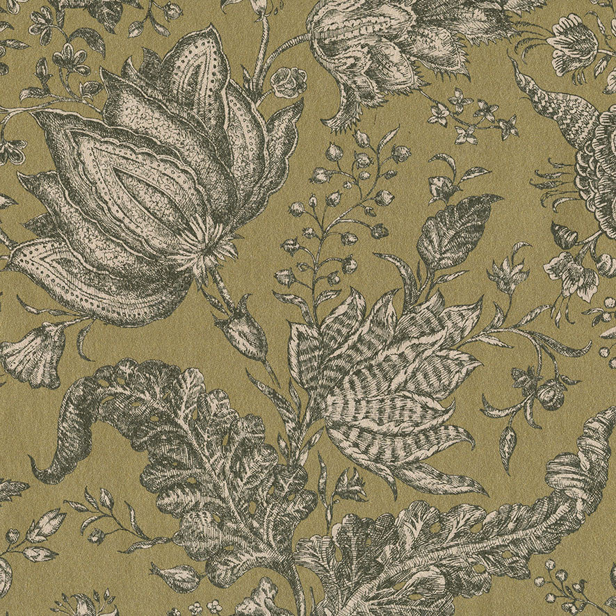 CH01340 Victoria Chelsea Gold Green Wallpaper By Sketch Twenty 3