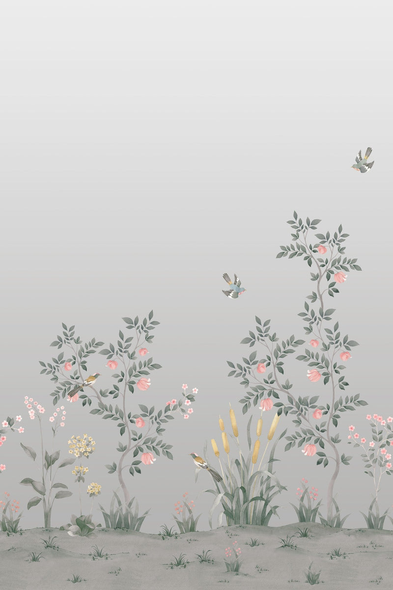 CH01 Chinella Grey Les Vangardes Mural by Tres Tintas