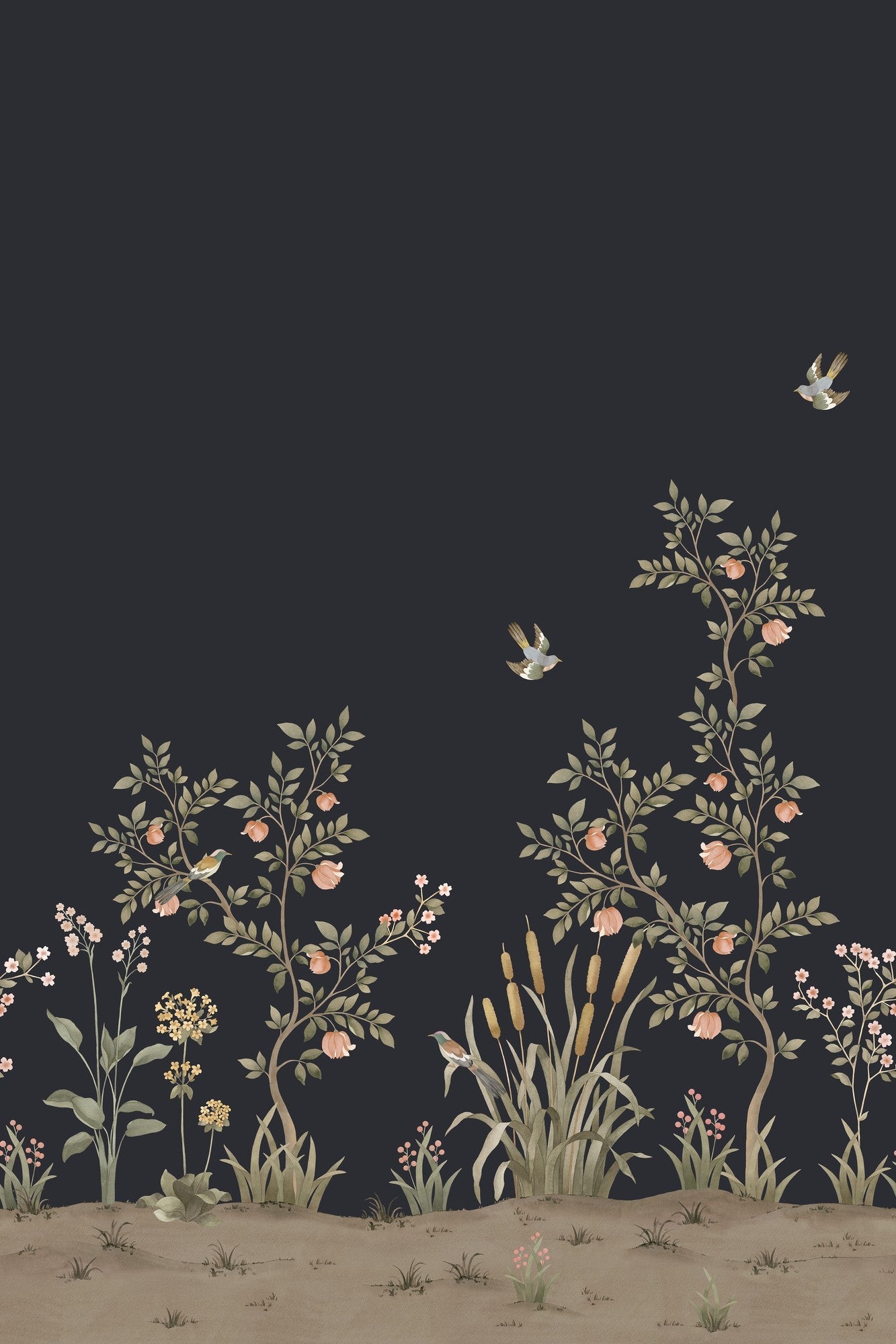 CH05 Chinella Black Les Vangardes Mural by Tres Tintas