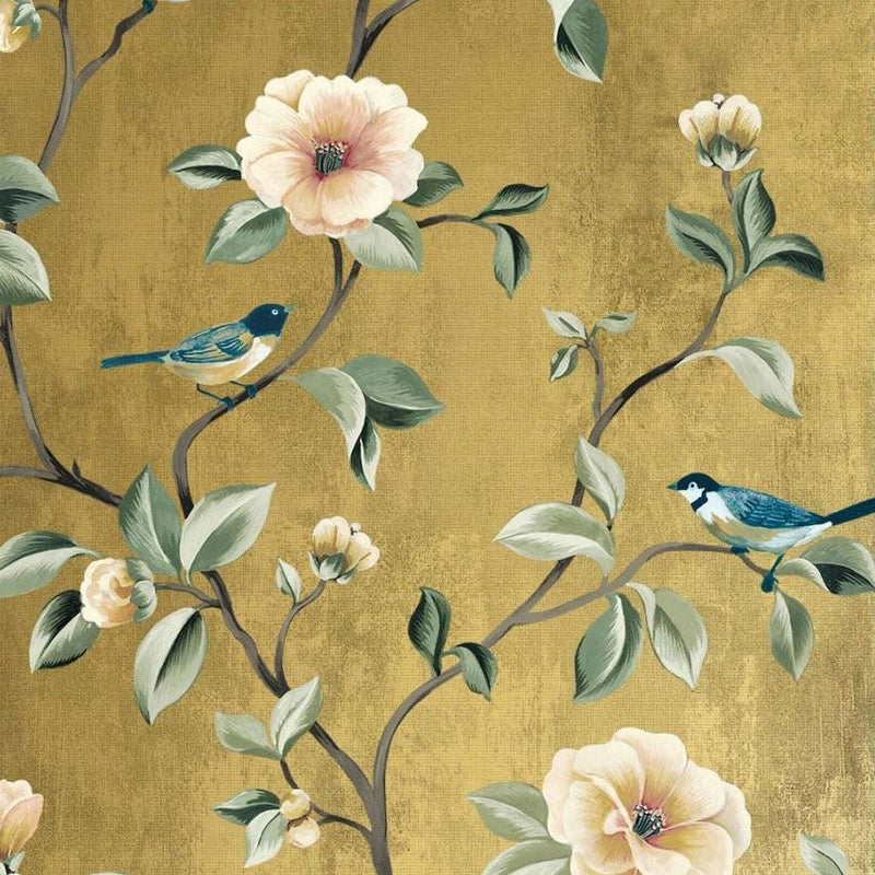 Arang Floral Trail Palace Chinoiserie Wallpaper by Today Interiors