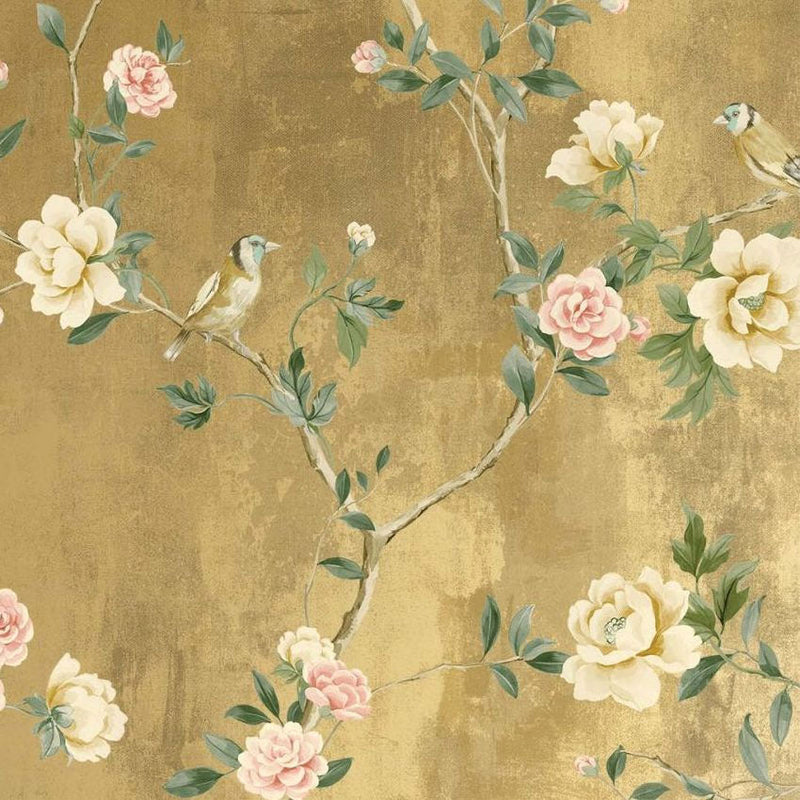 Jangmi Trail Palace Chinoiserie Wallpaper by Today Interiors