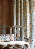 Rosetta Smoke Sprigs & Twigs Fabric by Lewis & Wood