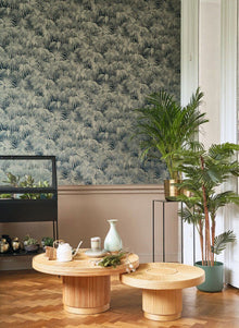 88657407 Charleston Twenties Vert Kaki Wallpaper by Casadeco
