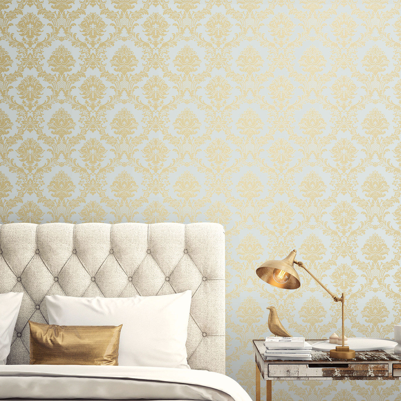 CI38218 Classic Damask Classic Silks 4 Wallpaper By Galerie