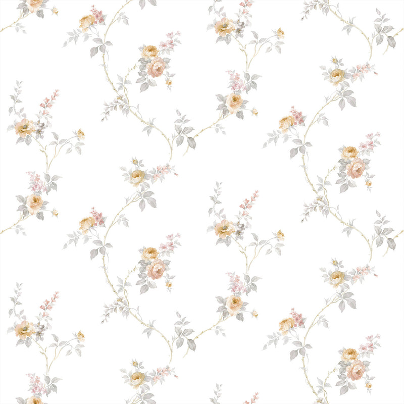 CI38224 White Wedding Trail Classic Silks 4 Wallpaper By Galerie
