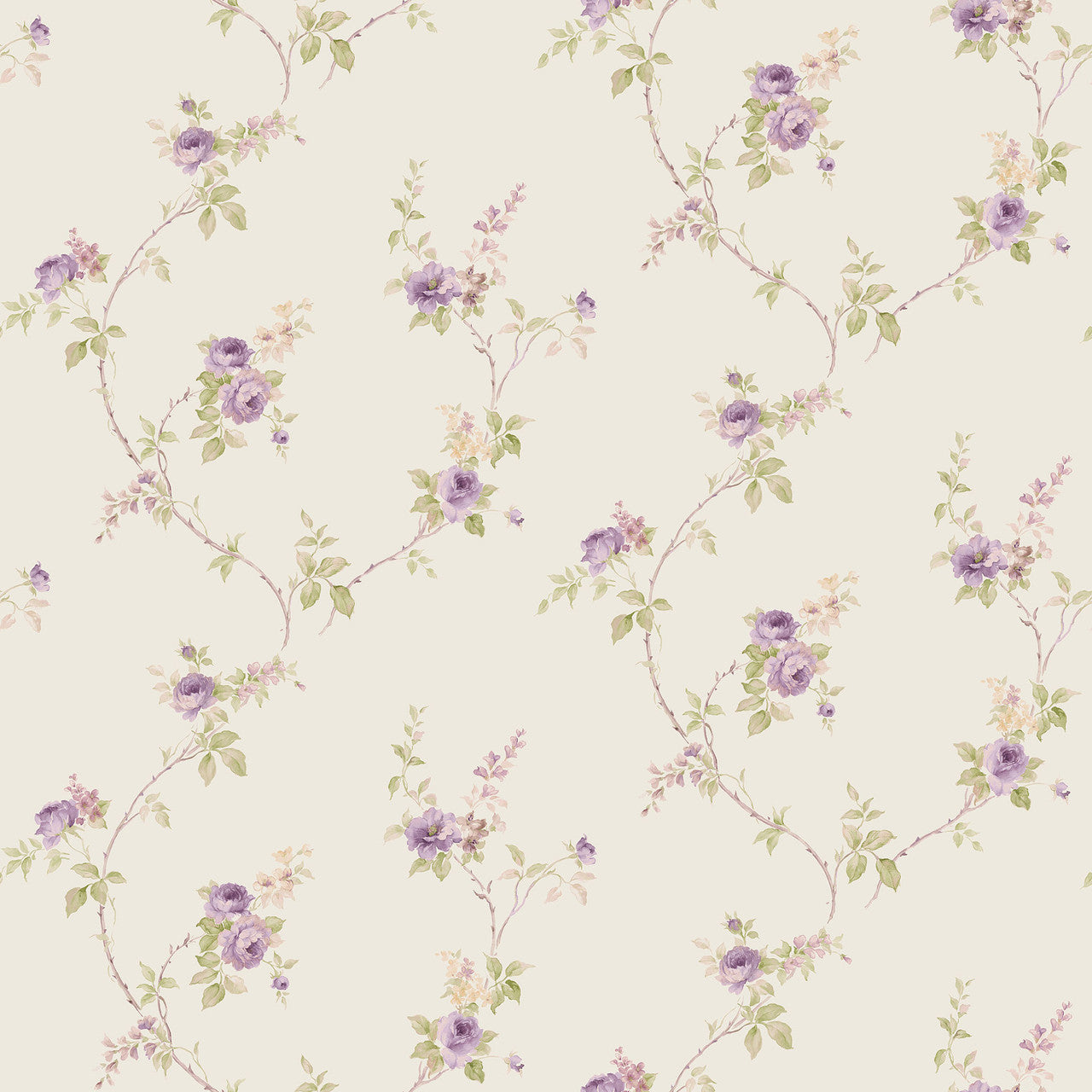 CI38226 White Wedding Trail Classic Silks 4 Wallpaper By Galerie