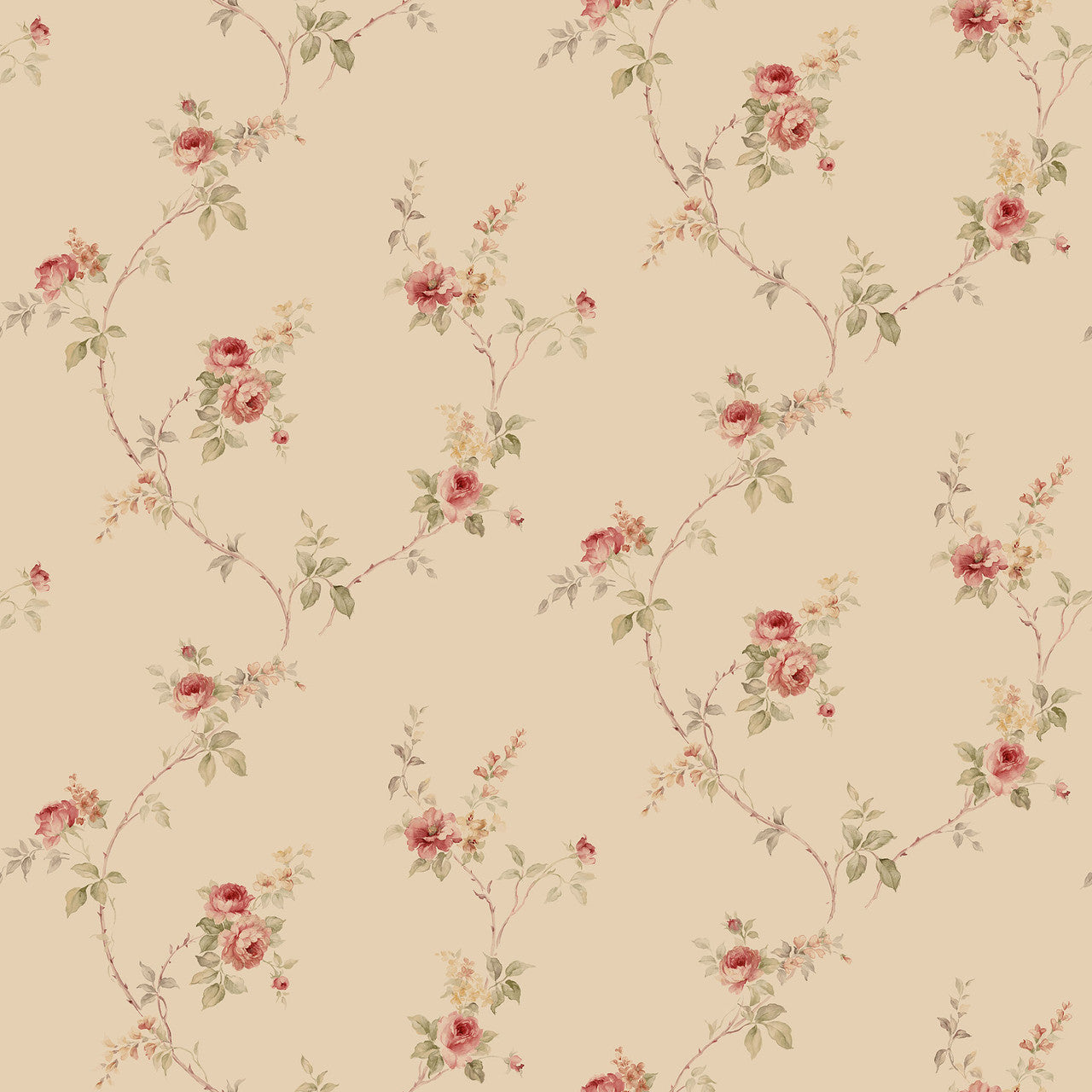 CI38228 White Wedding Trail Classic Silks 4 Wallpaper By Galerie