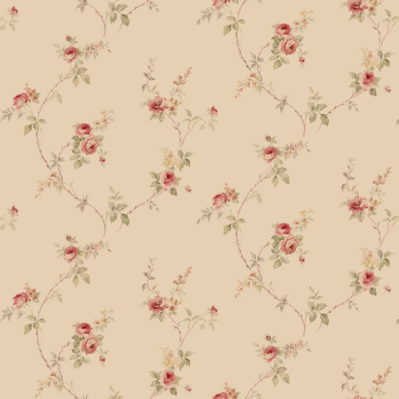 CI38228 White Wedding Trail Classic Silks 4 Wallpaper By Galerie
