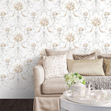 CI38229 Ornamental Floral Classic Silks 4 Wallpaper By Galerie