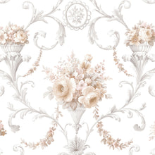 CI38229 Ornamental Floral Classic Silks 4 Wallpaper By Galerie