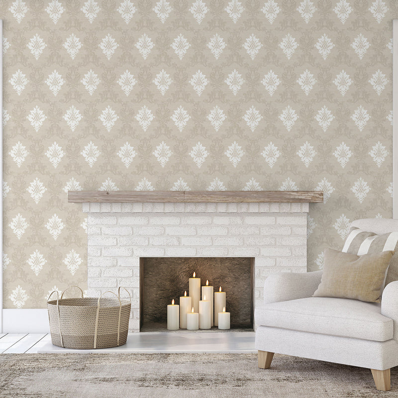 CI38242 Silk Damask Classic Silks 4 Wallpaper By Galerie
