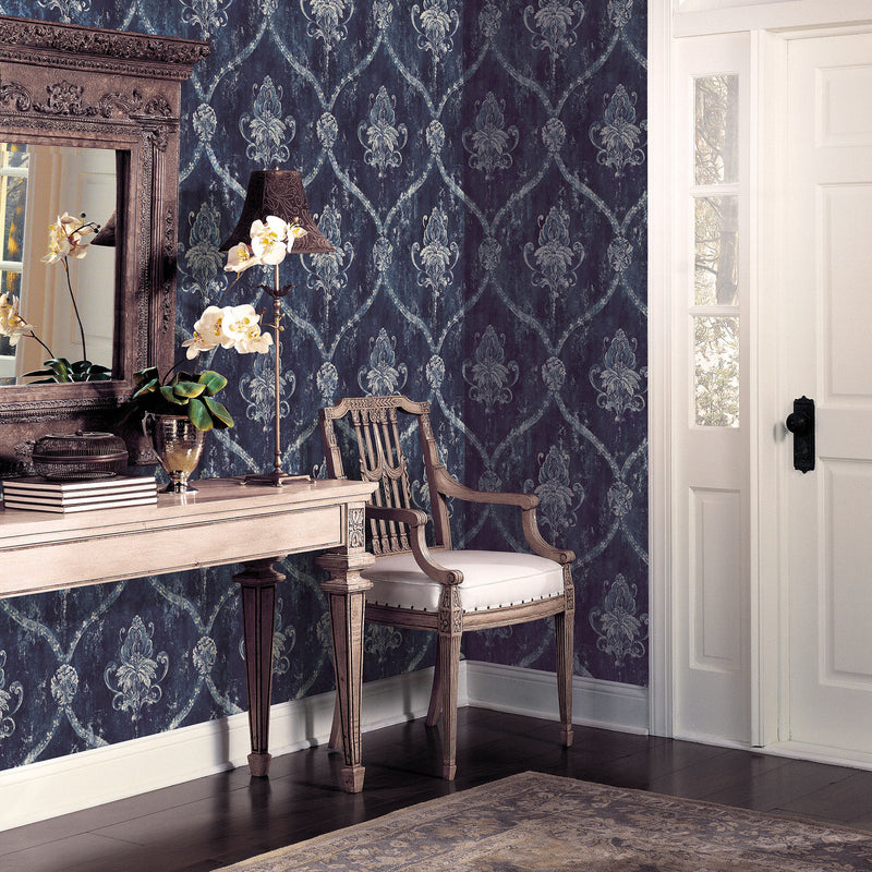 CI38252 Regal Damask Classic Silks 4 Wallpaper By Galerie