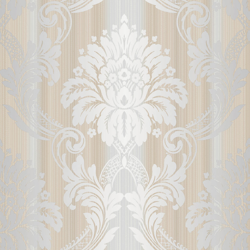 CI38263 String Damask Classic Silks 4 Wallpaper By Galerie