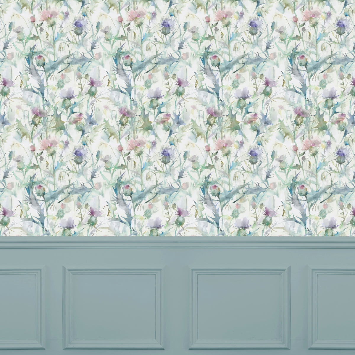 Cirsium Damson Wilderness Wallpaper by Voyage Maison | CIRSIUN/WPO/DAM