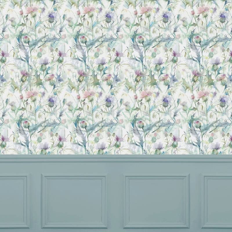 Cirsium Damson Wilderness Wallpaper by Voyage Maison | CIRSIUN/WPO/DAM