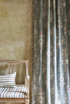 Bandana Blue Almond Wax Works Fabric by Lewis & Wood