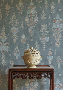 Citadel Ochre Smoke Mediterranea Wallpaper by Lewis & Wood