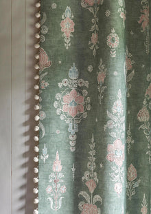 LW 322 362 Citadel Green Glaze Fabric by Lewis & Wood
