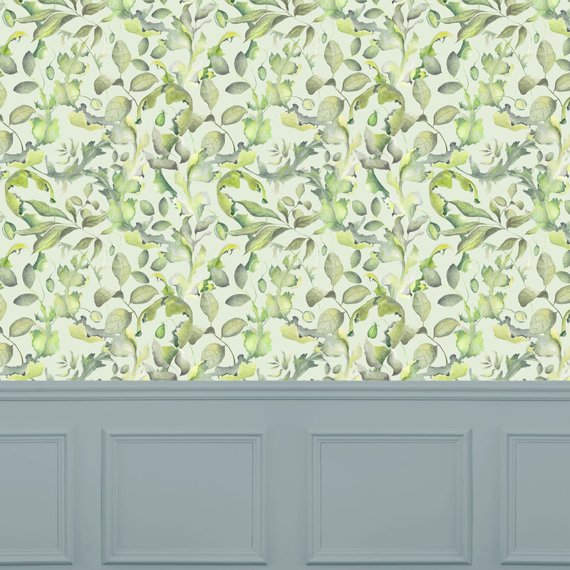 Claudia Sage Wallpaper by Voyage Maison | CLAUDIA/WPO/SAG