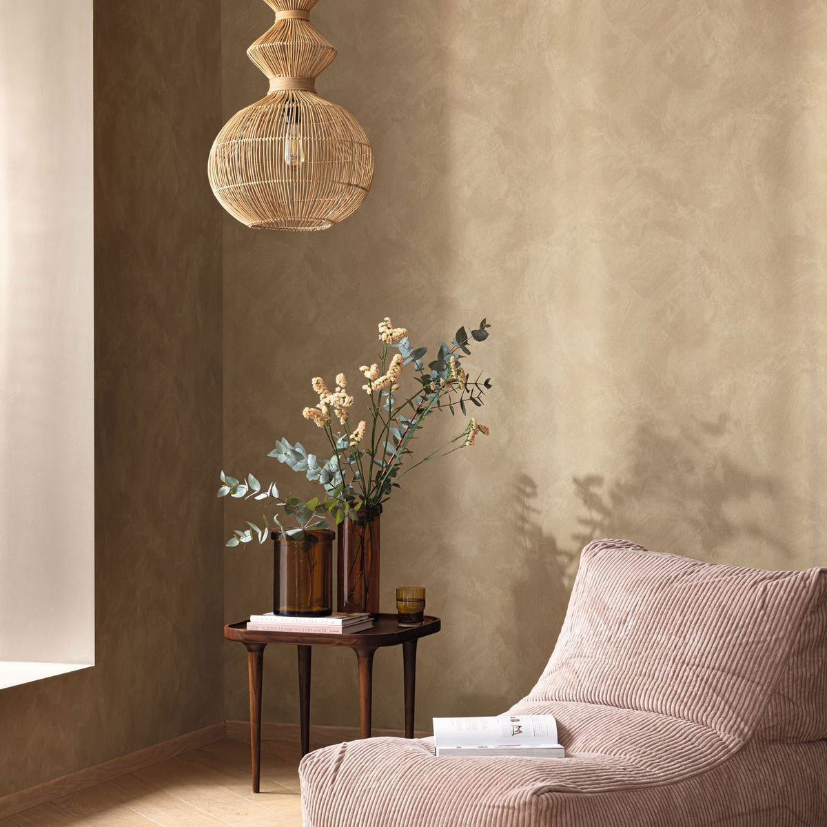 Uni Mat Chalk Wallpaper by Caselio