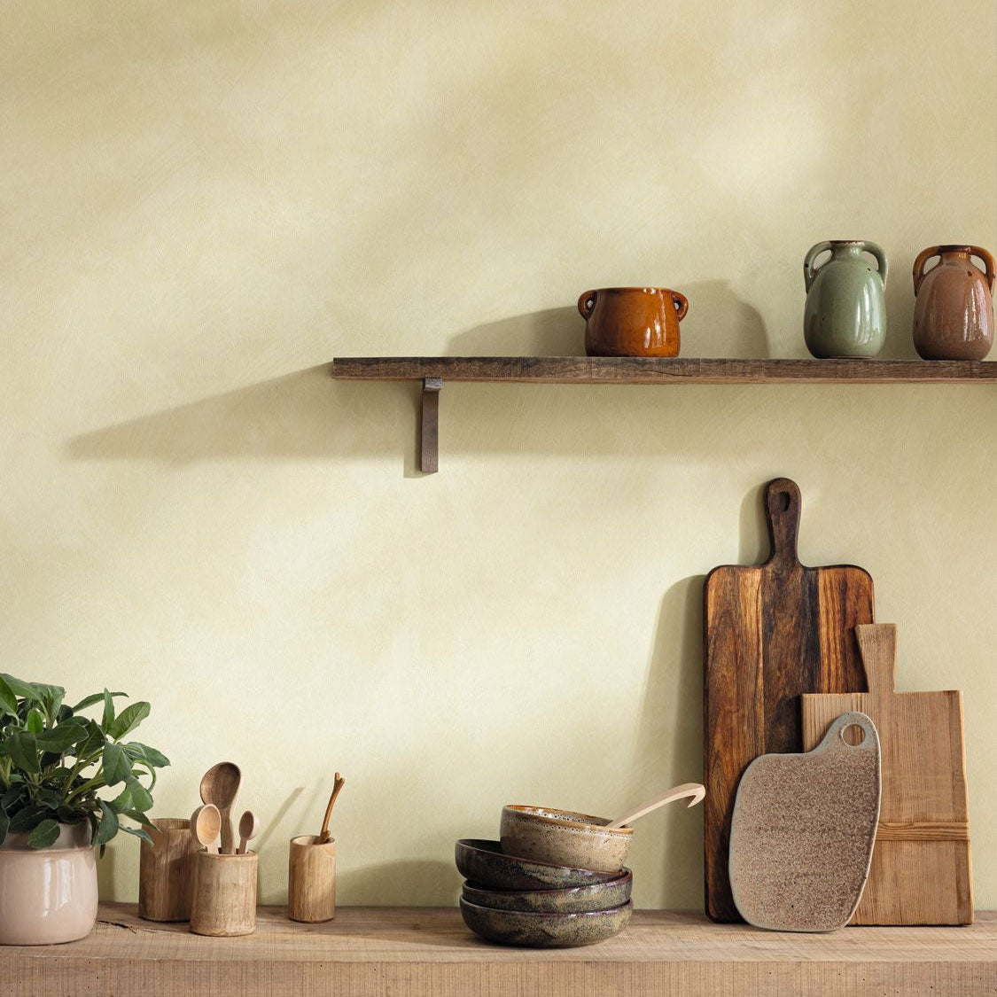 CLK106087170 Uni Mat Chalk Wallpaper by Caselio