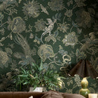 143238 Eternal Weave Emerald Wallpaper by Graham & Brown