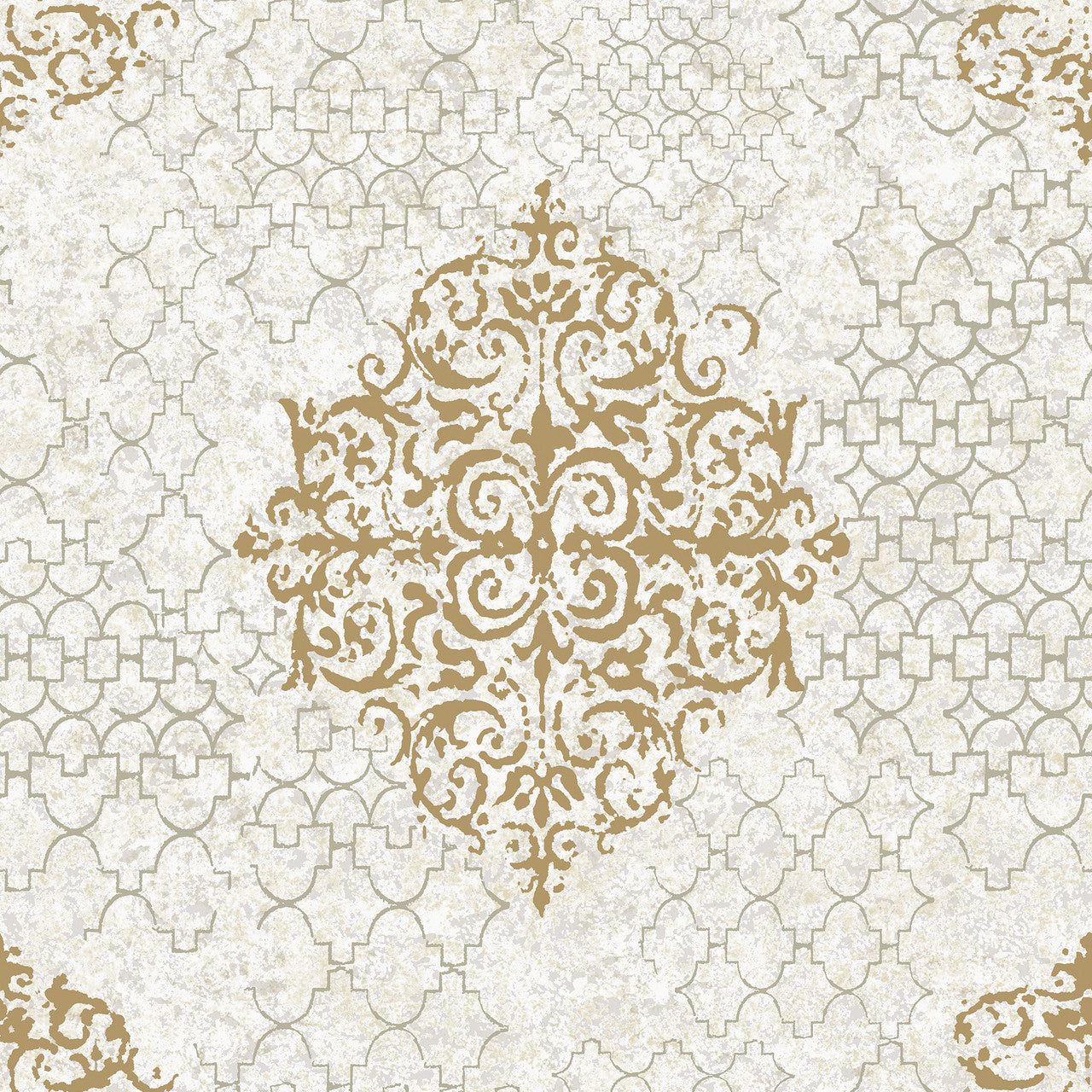 CM2485 Lustre Metallic Cream Wallpaper by Galerie