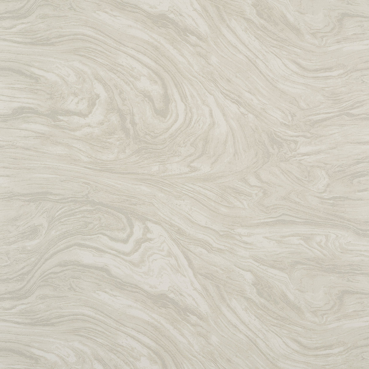 Waves Greige and Grey Spring 2024 Wallpaper by Coraggio — flat