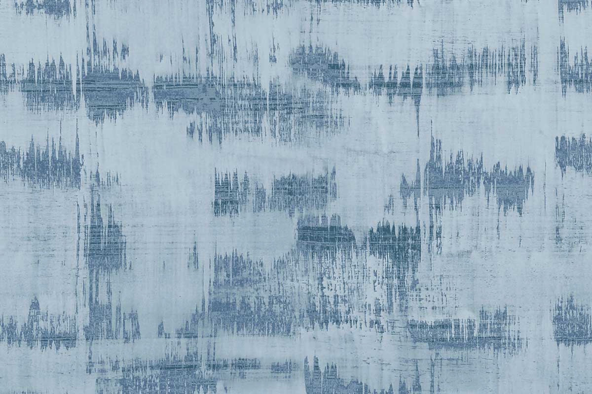 Cabin Vinyl Cobalt Wallpaper by Christopher Farr Cloth