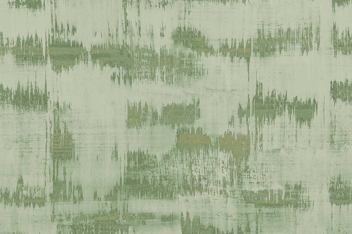 Cabin Vinyl Fennel Wallpaper by Christopher Farr Cloth
