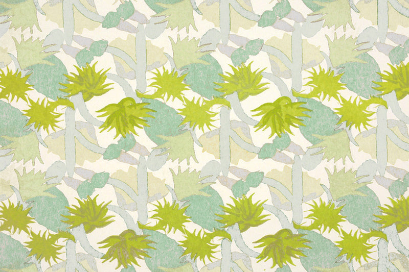 Cactus Flower Aruba Wallpaper by Christopher Farr Cloth