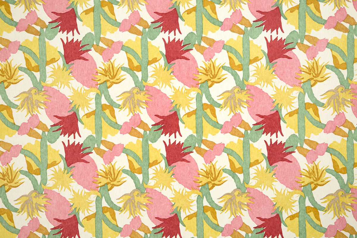Cactus Flower Fuchsia Wallpaper by Christopher Farr Cloth