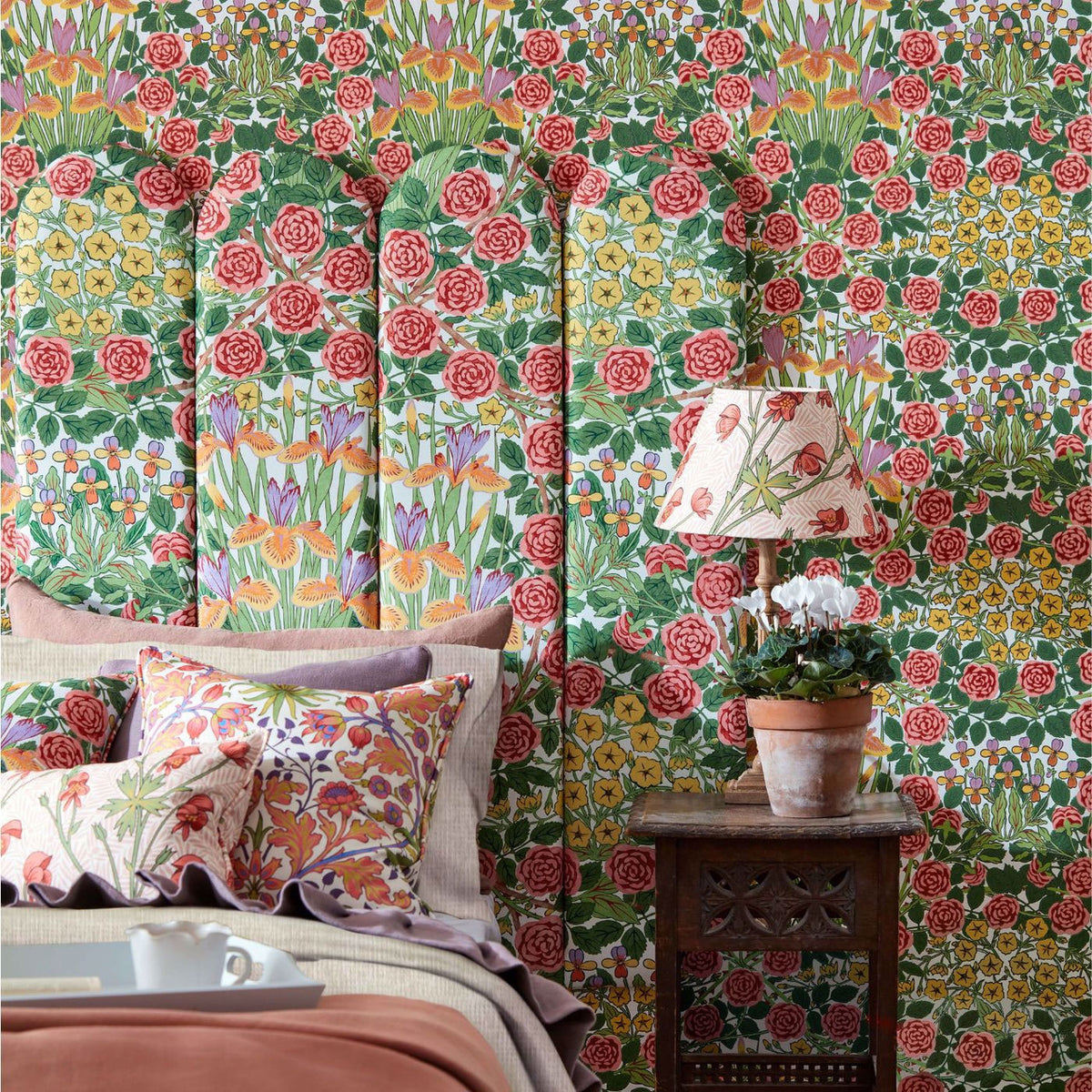 Campanula Bedford Park Wallpaper by Morris & Co
