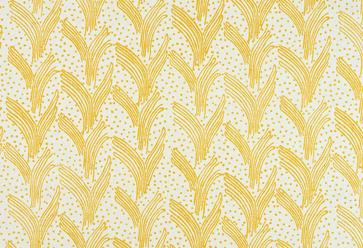 Carnac Lemon fabric by Christopher Farr Cloth