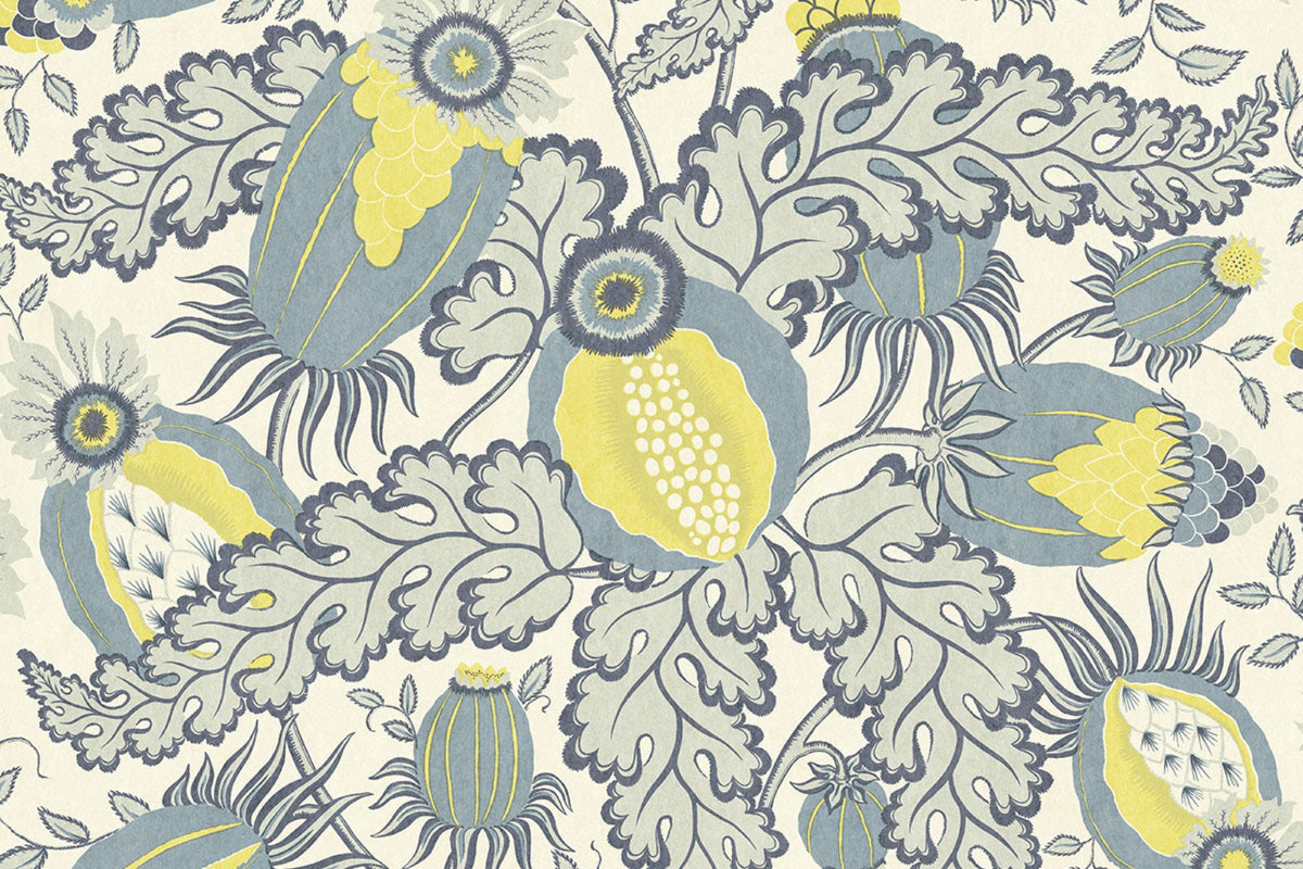 Carnival Cobalt Wallpaper by Christopher Farr Cloth