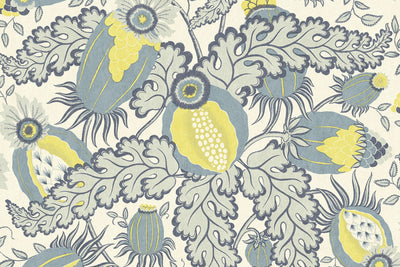 Carnival Cobalt Wallpaper by Christopher Farr Cloth