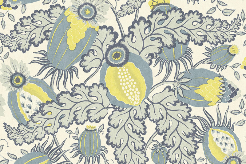 Carnival Cobalt Wallpaper by Christopher Farr Cloth