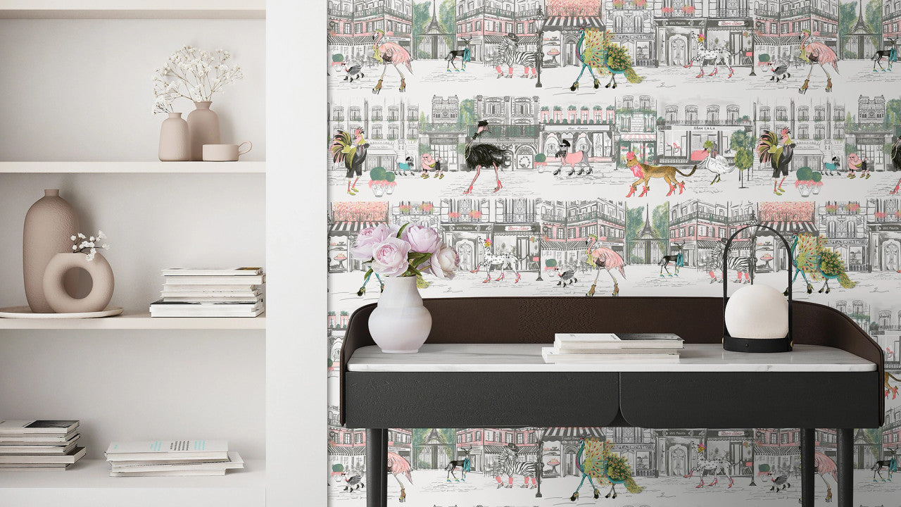 BMWL005/02A Catwalk Wild Life Wallpaper by Brand McKenzie