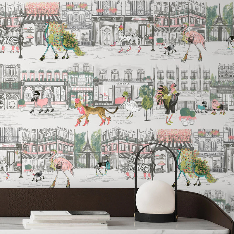 BMWL005/02A Catwalk Wild Life Wallpaper by Brand McKenzie