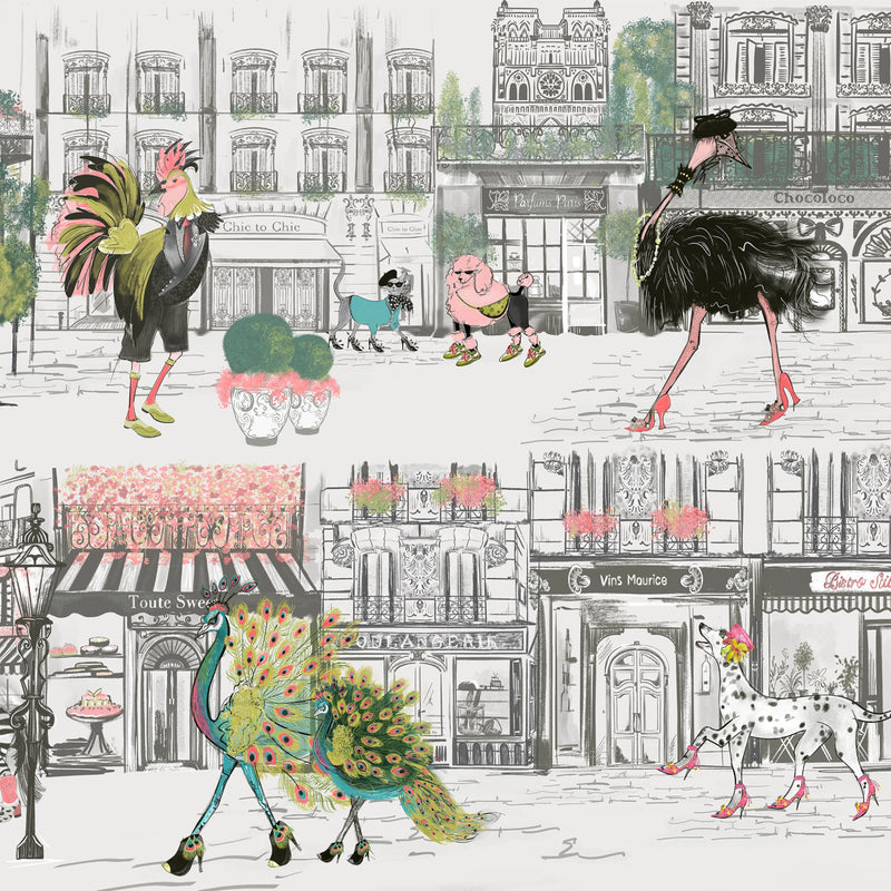 BMWL005/02A Catwalk Wild Life Wallpaper by Brand McKenzie