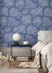 BMPP004/01A Charming Lanes Wallpaper by Brand McKenzie