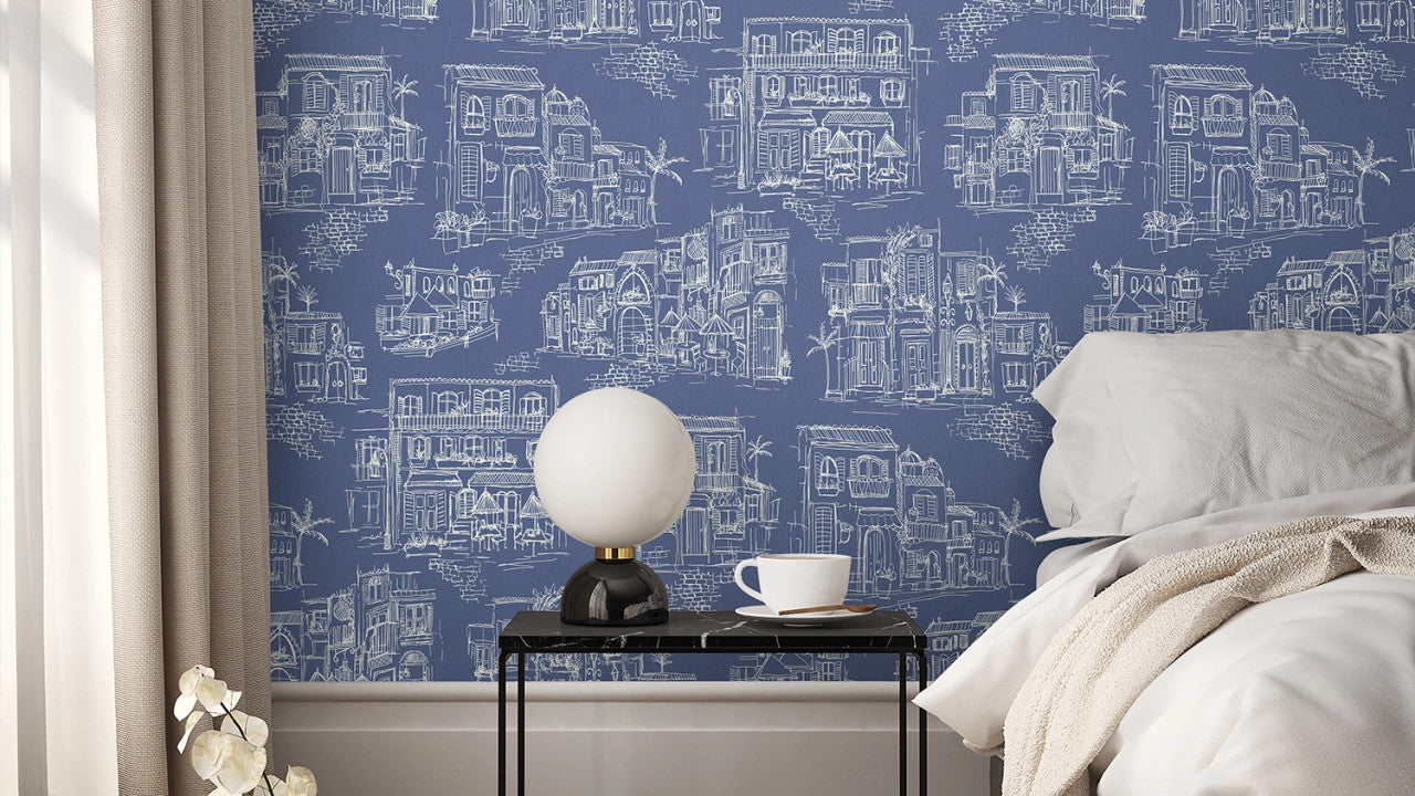 BMPP004/01A Charming Lanes Wallpaper by Brand McKenzie