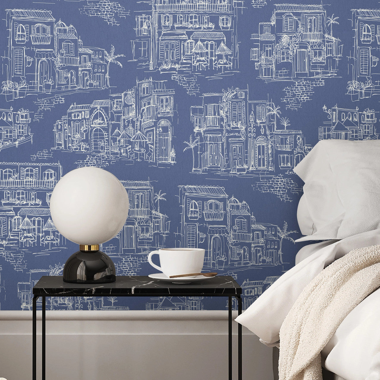 BMPP004/01A Charming Lanes Wallpaper by Brand McKenzie