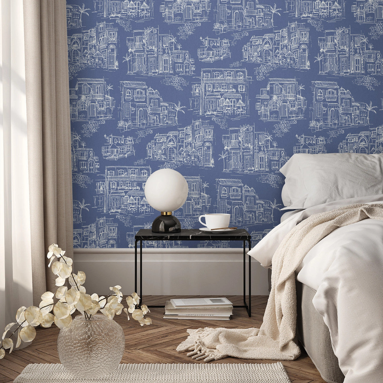 BMPP004/01A Charming Lanes Wallpaper by Brand McKenzie